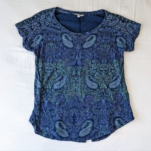 Lucky Brand Open Back Top Size Small